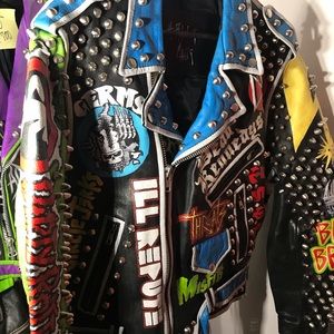 Punk leather jackets